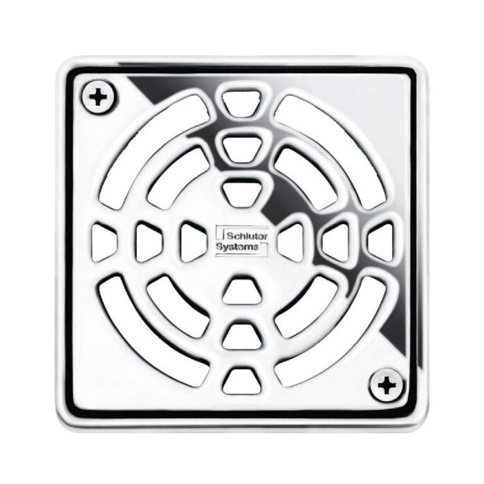 Schluter Kerdi Grate 4" Chrome | KD4GRKEP