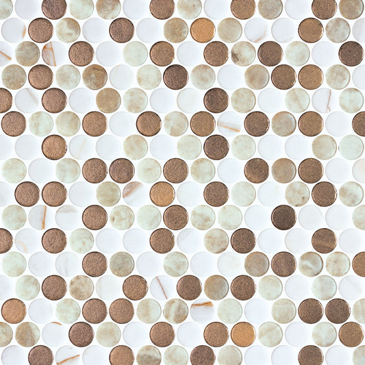 Spectrum Radiance 3/4 Inch Penny Mosaic