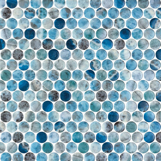 Spectrum Radiance 3/4 Inch Penny Mosaic