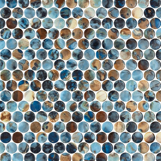 Spectrum Radiance 3/4 Inch Penny Mosaic