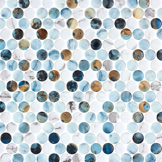 Spectrum Radiance 3/4 Inch Penny Mosaic