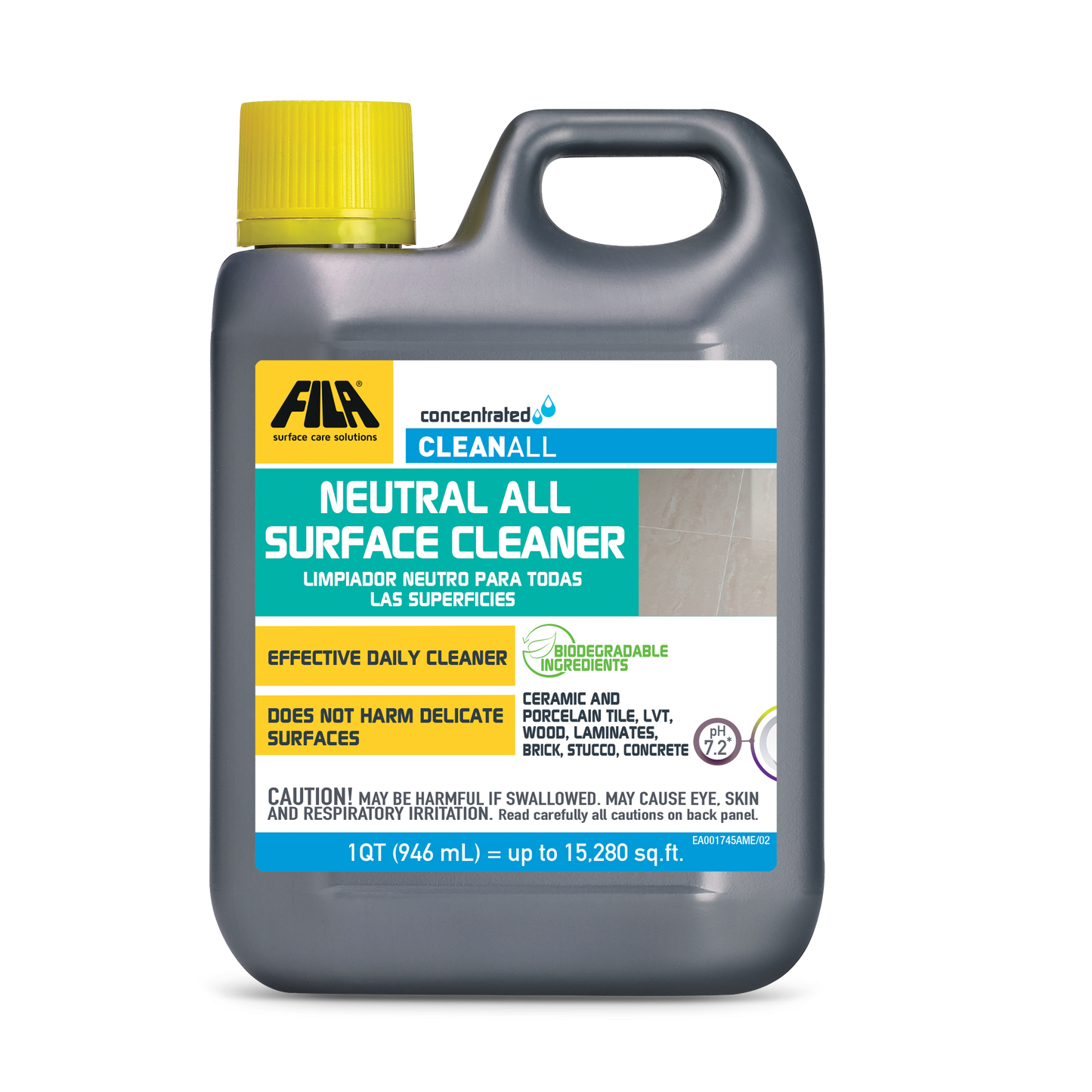 Fila CleanAll | 1 Qt Neutral All Surface Cleaner