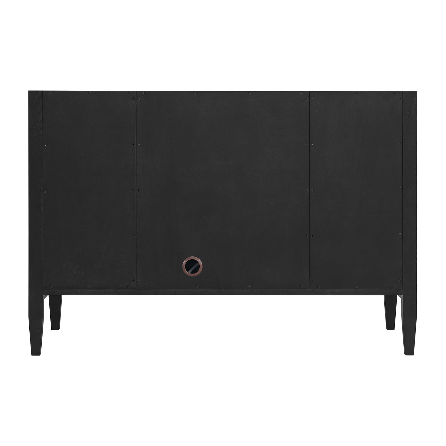 Myrrin 48" Vanity, Carbon Oak w/ 3 CM Victorian Silver Silestone Top