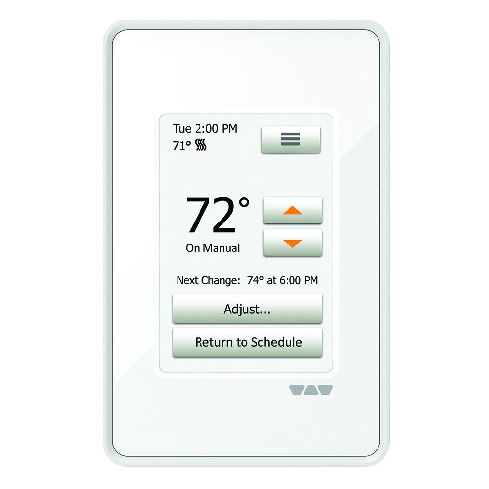 Schluter Ditra Thermostat DHERT102/BW | Touchscreen Programmable