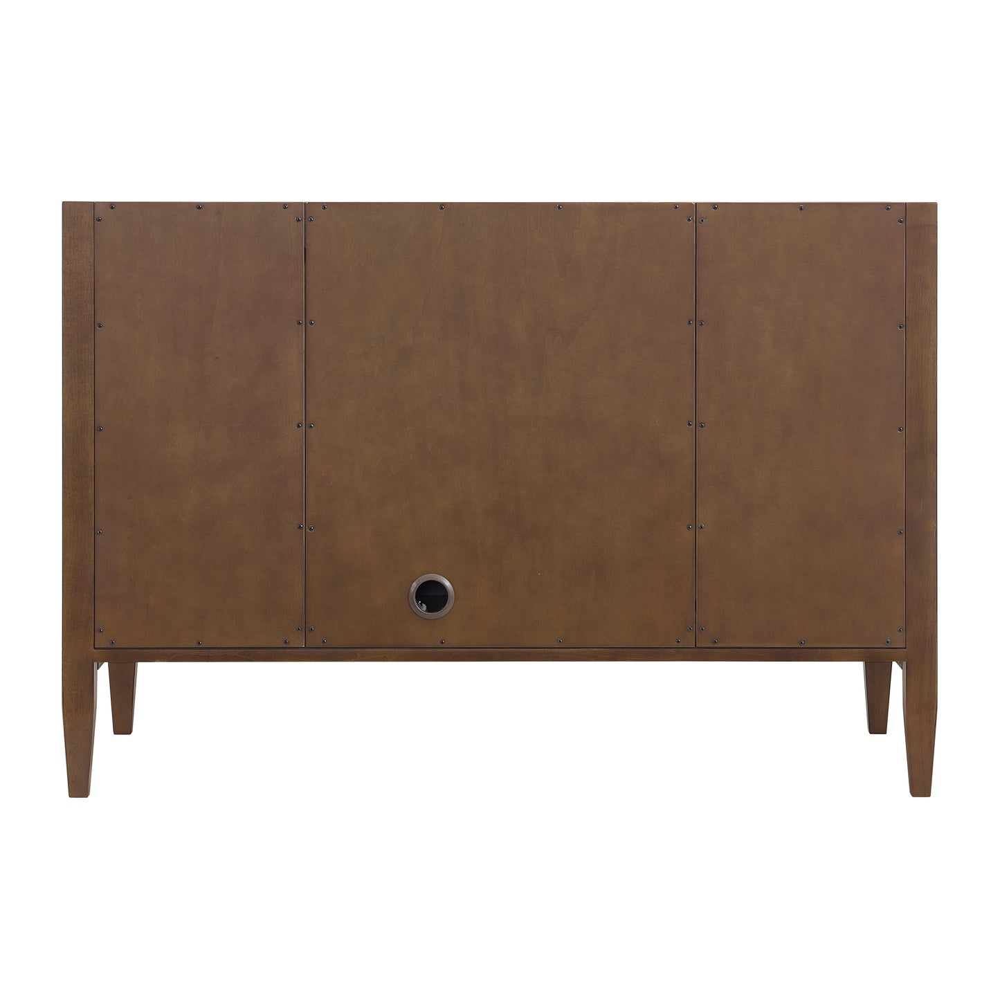 Myrrin 48" Vanity, Mid Century Walnut w/ 3 CM Ethereal Noctis Silestone Top