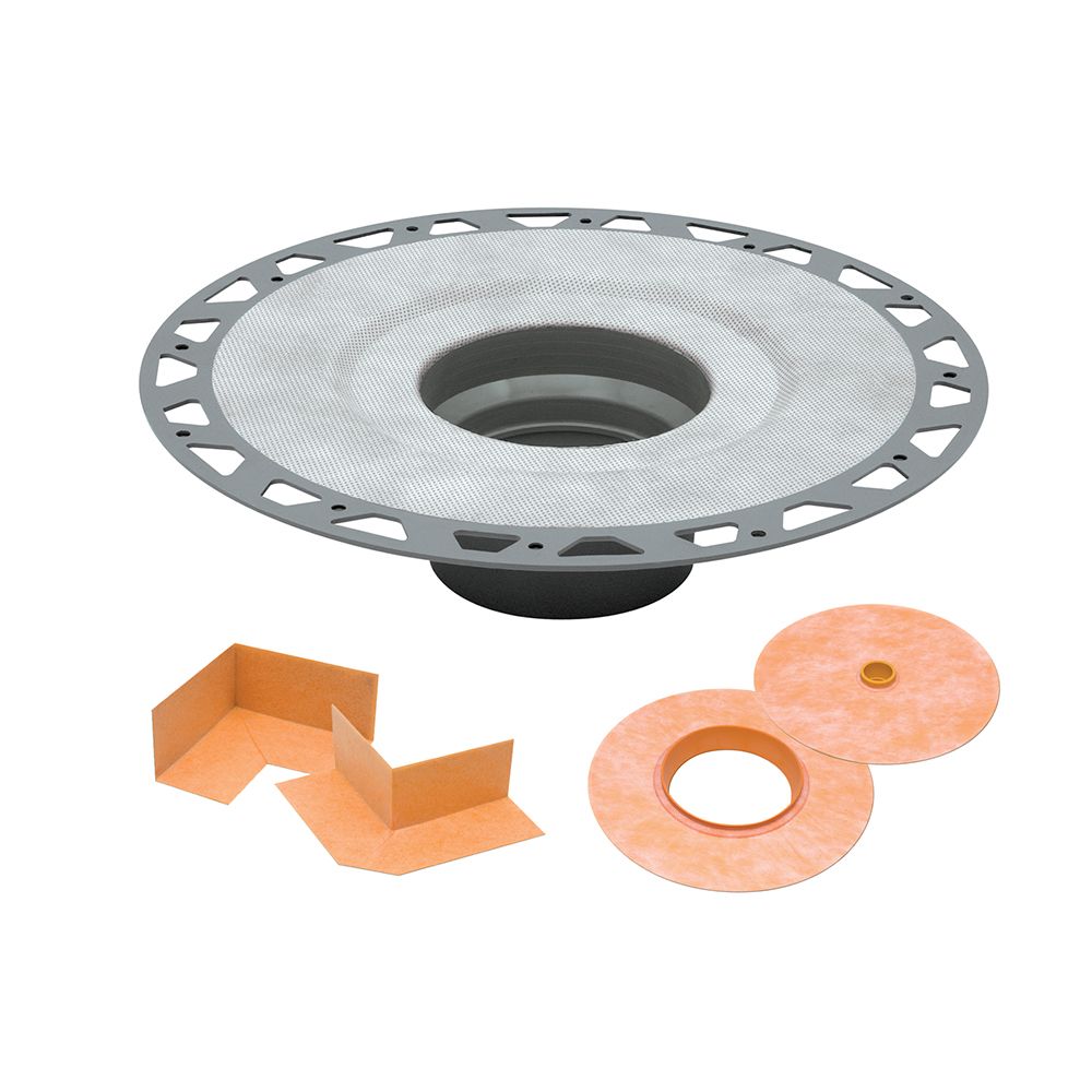 Schluter KERDI 2" PVC Drain Kit | KD2FLKPVC