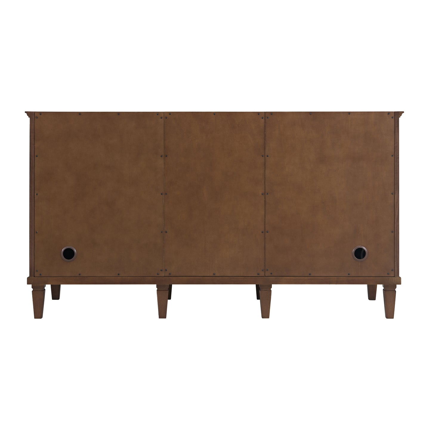Lorelai 60" Double Vanity, Mid-Century Walnut w/ 3 CM Eternal Jasmine Pearl Silestone Top