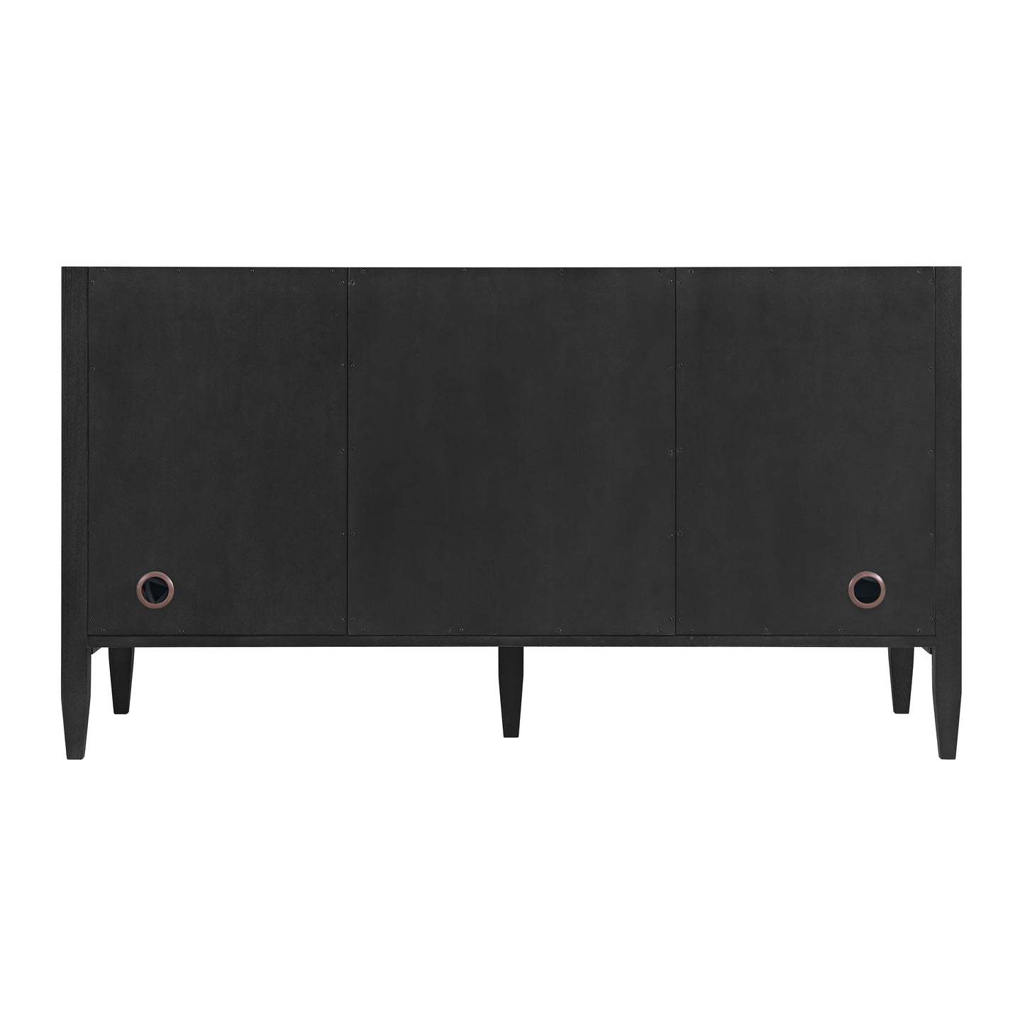 Myrrin 60" Double Vanity, Carbon Oak w/ 3 CM Eternal Jasmine Pearl Silestone Top