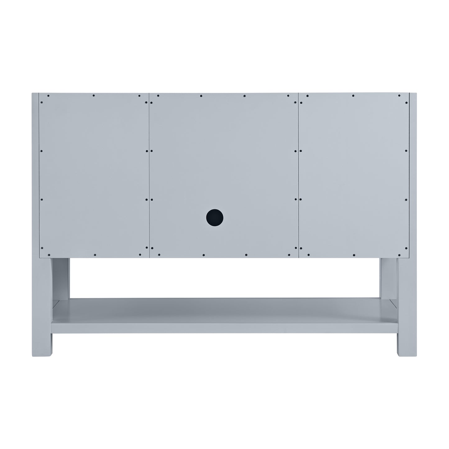 Breckenridge 60" Single Vanity, Serenity Blue, w/ 3 CM White Zeus Quartz Top