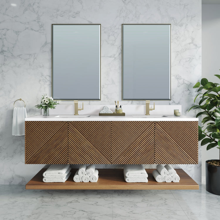 Floating Wall-Mounted Vanities