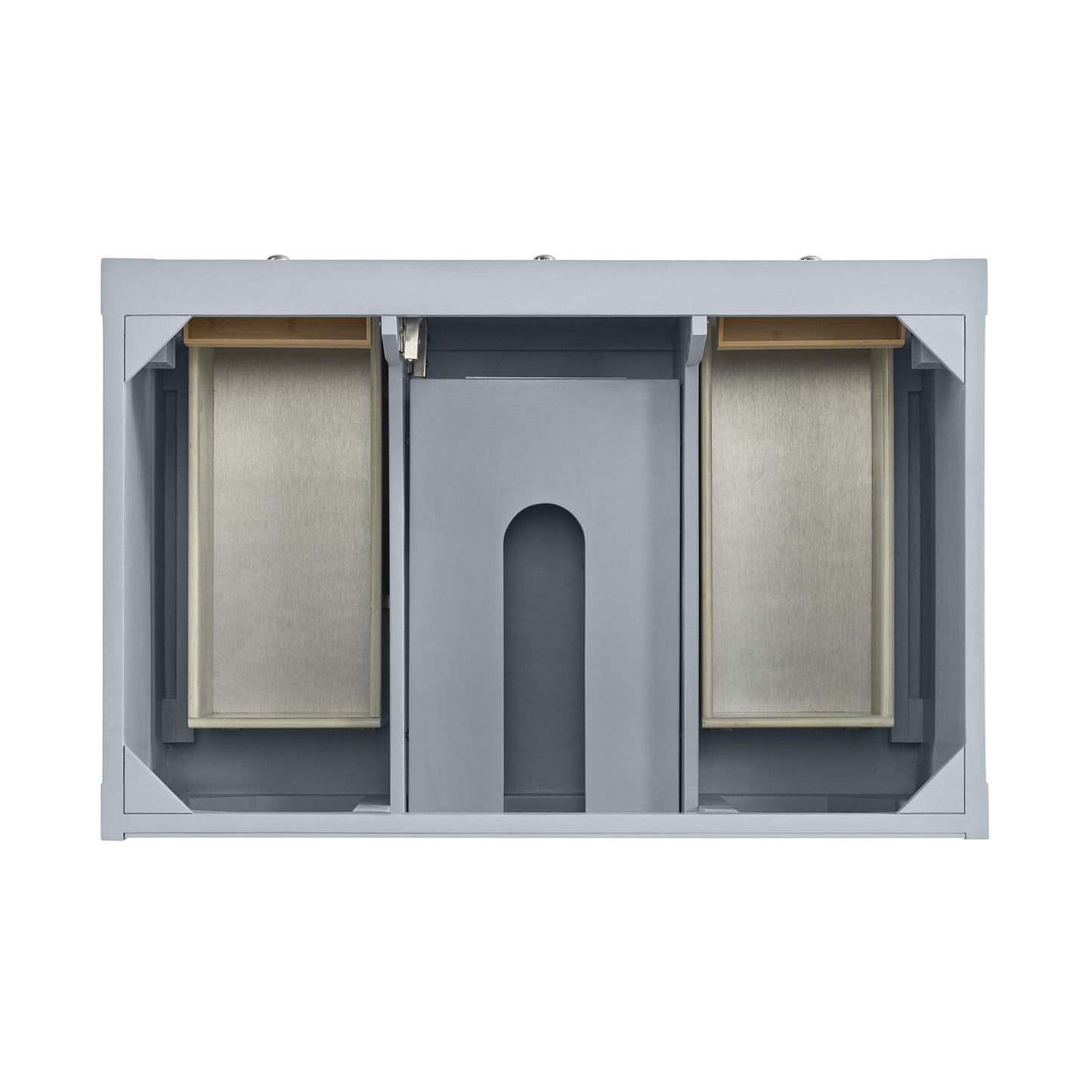 Breckenridge 36" Single Vanity, Serenity Blue, w/ 3 CM Charcoal Soapstone Quartz Top