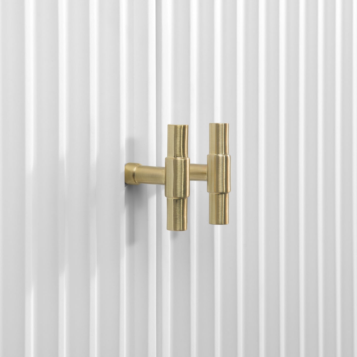 Myrrin 36" Vanity, Bright White w/ 3 CM Eternal Jasmine Pearl Silestone Top