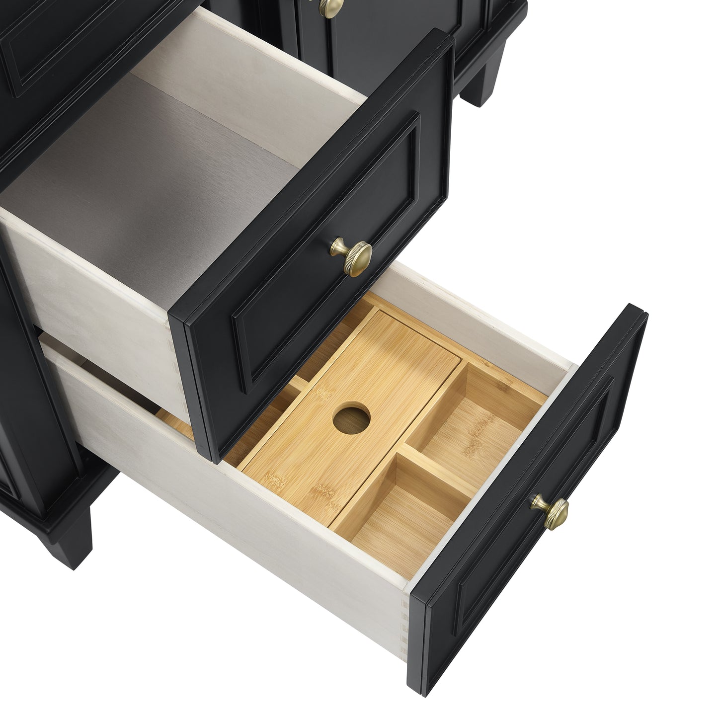 Lorelai 36" Single Vanity, Black Onyx w/ 3 CM Lime Delight Silestone Top