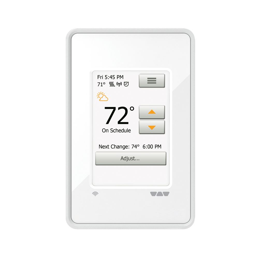 Schluter Ditra Thermostat DHERT104/BW | Wi-Fi Programmable
