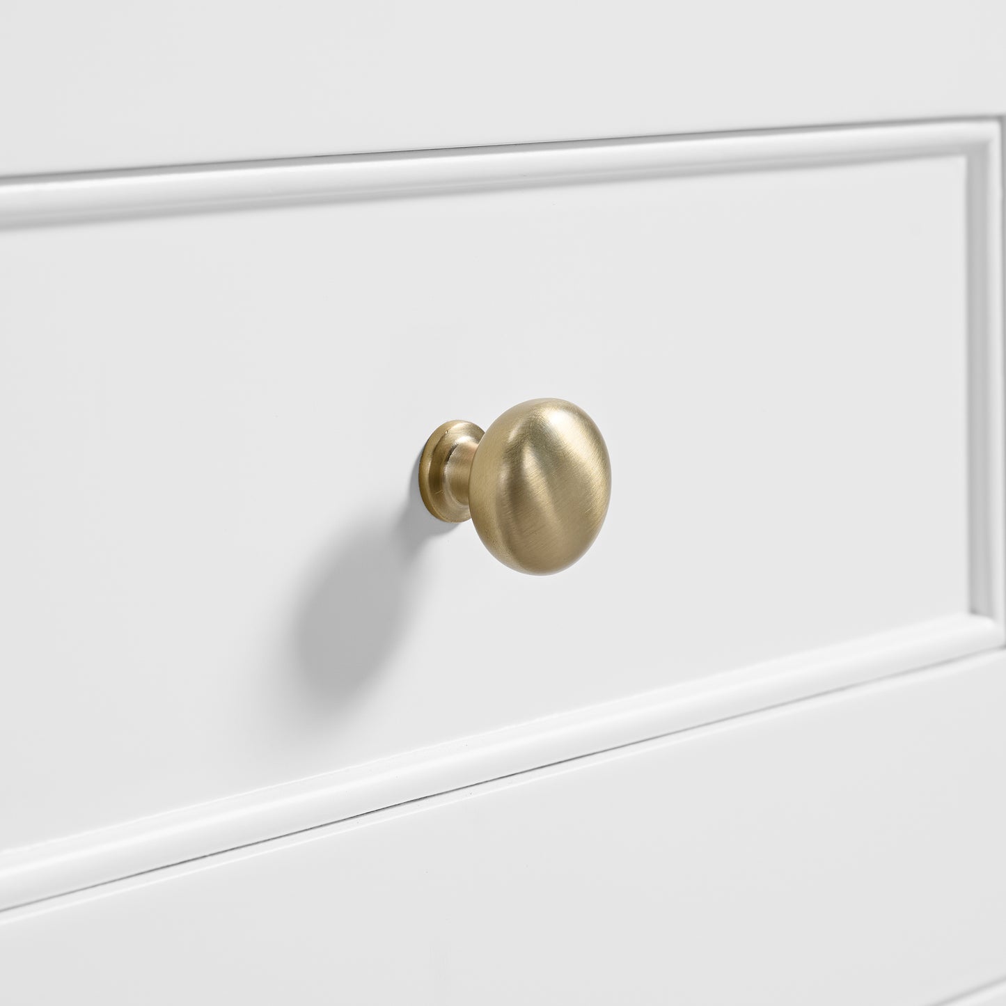 Breckenridge 60" Double Vanity, Bright White, w/ 3 CM Arctic Fall Solid Surface Top