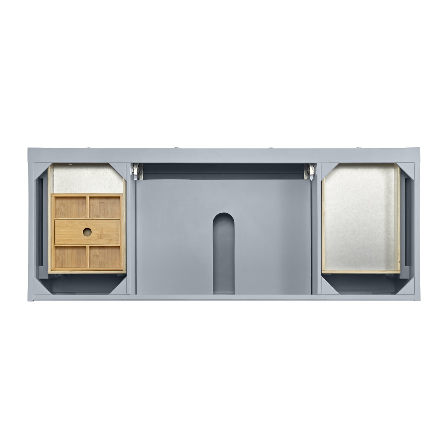 Breckenridge 60" Single Vanity, Serenity Blue w/ 3 CM Parisien Bleu Top