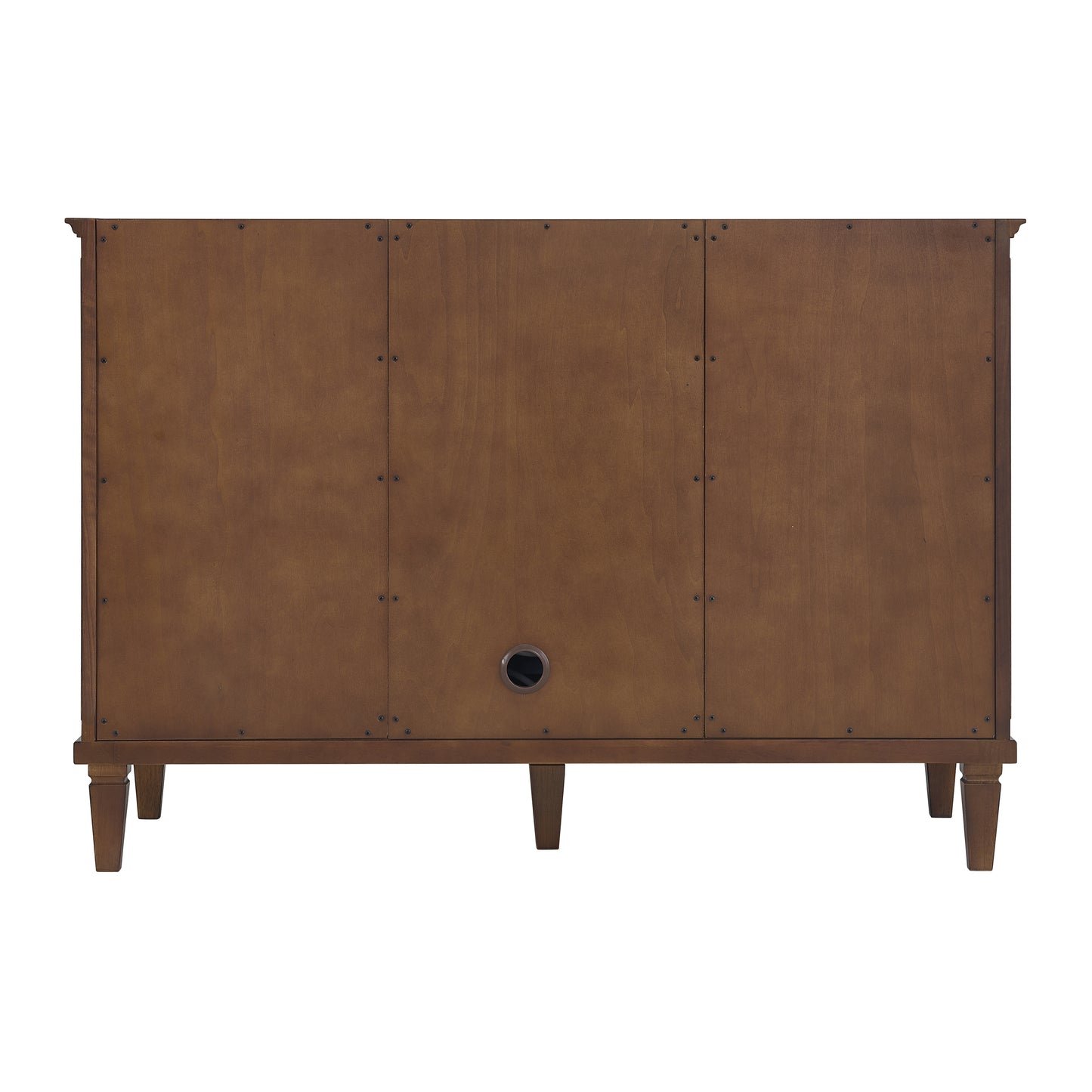 Lorelai 48" Single Vanity, Mid-Century Walnut w/ 3 CM Carrara White Marble Top