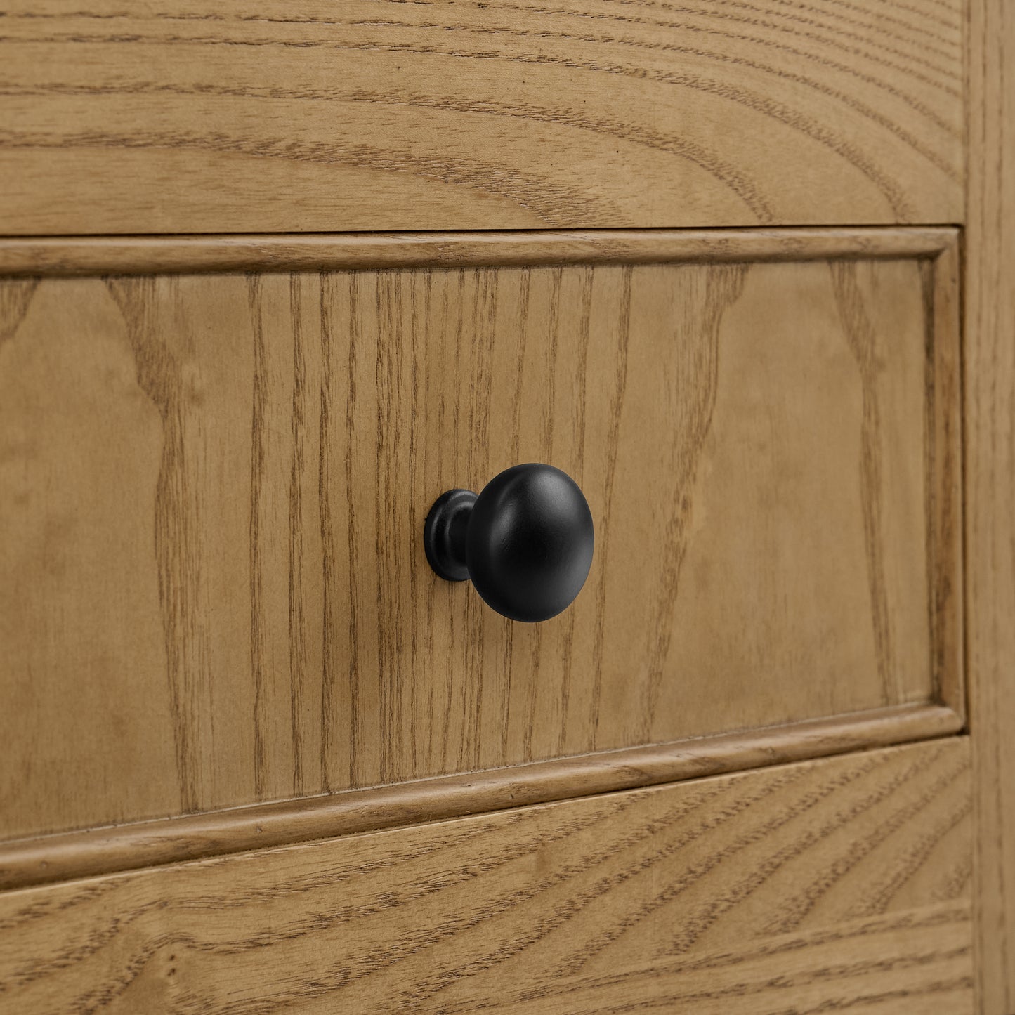 Breckenridge 60" Single Vanity, Light Natural Oak, w/ 3 CM Eternal Jasmine Pearl Quartz Top