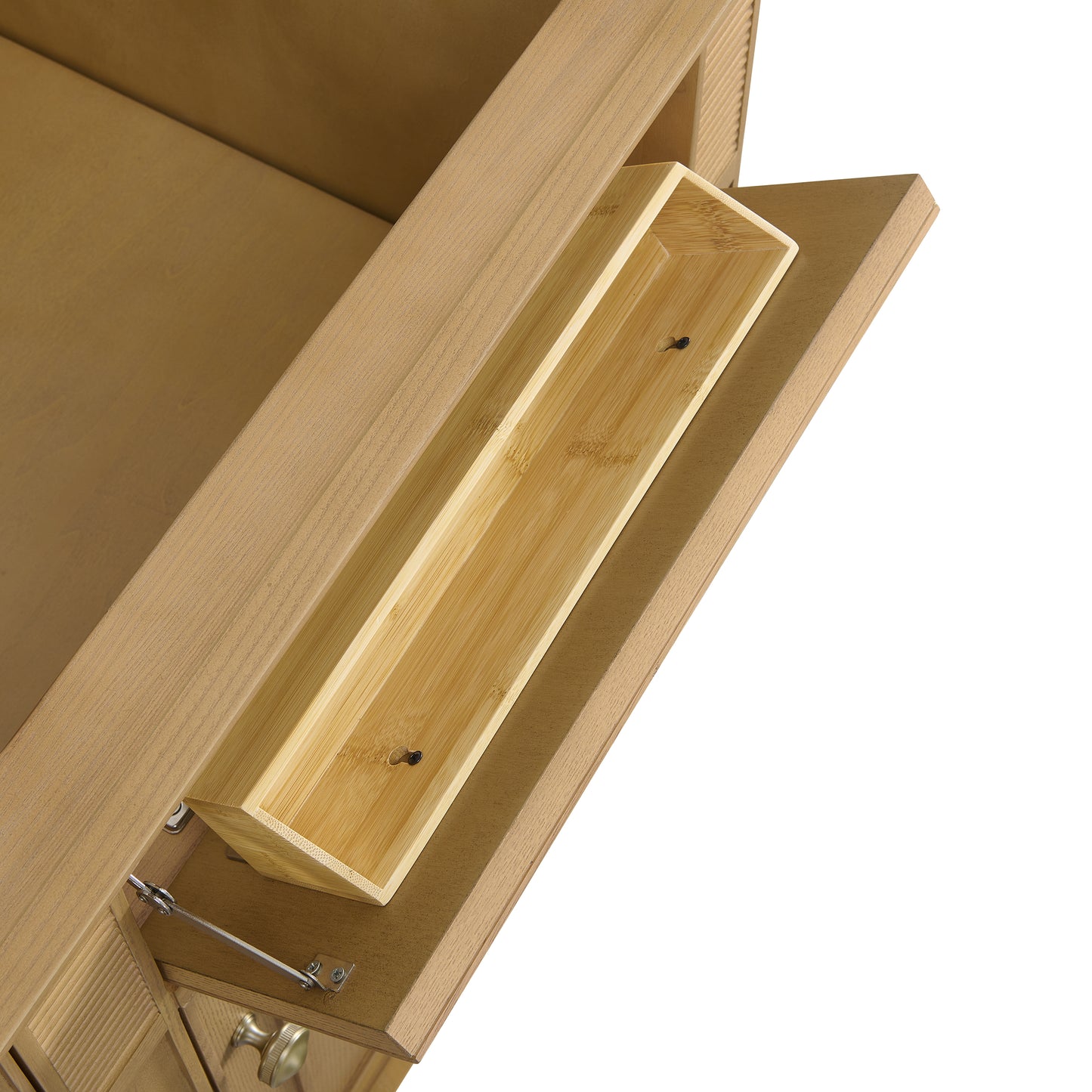 Lorelai 60" Double Vanity, Light Natural Oak w/ 3 CM Carrara White Marble Top